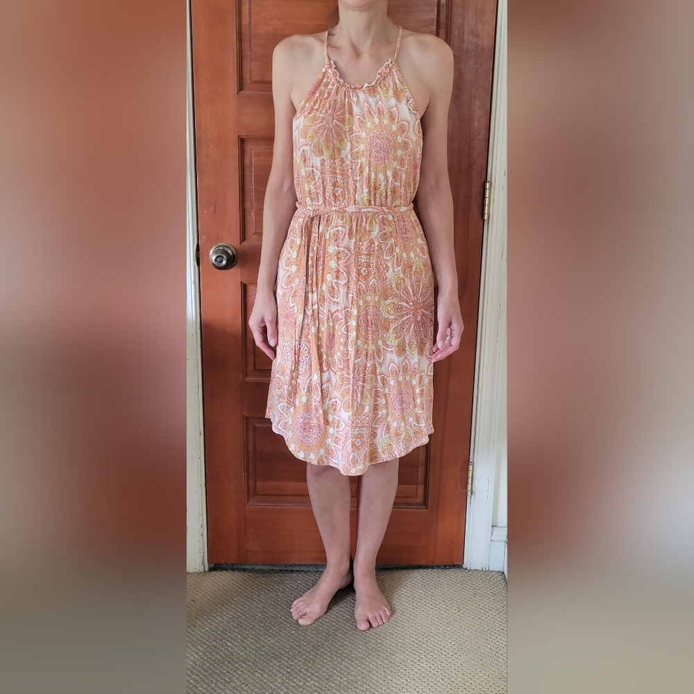 Lands End Canvas  Halter Dress